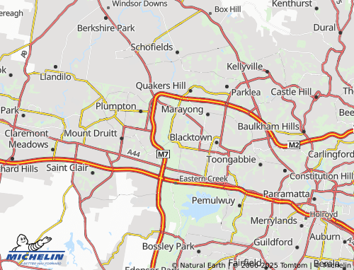 MICHELIN Doonside map - ViaMichelin