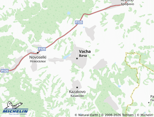 MICHELIN-Landkarte Vacha - ViaMichelin