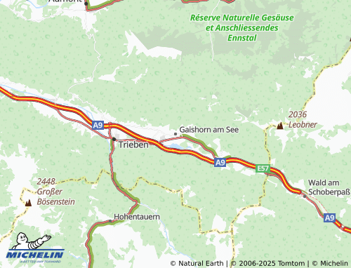 Mappa MICHELIN Gaishorn am See - ViaMichelin