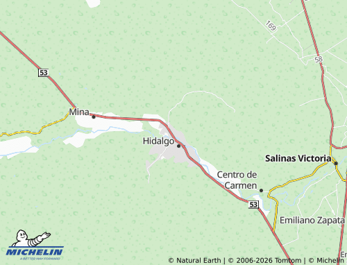 MICHELIN Miguel Hidalgo map - ViaMichelin