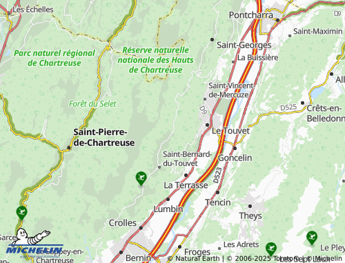 MICHELIN Saint-Michel map - ViaMichelin