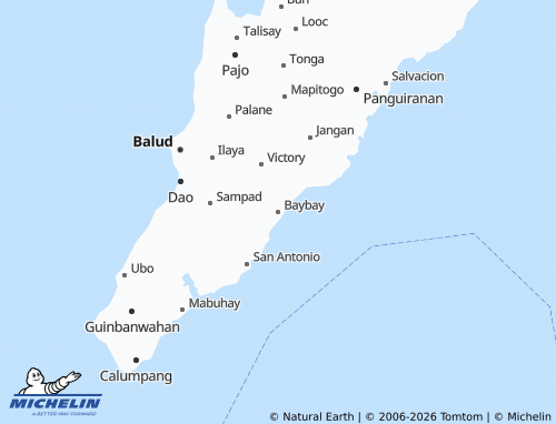 MICHELIN Baybay map - ViaMichelin