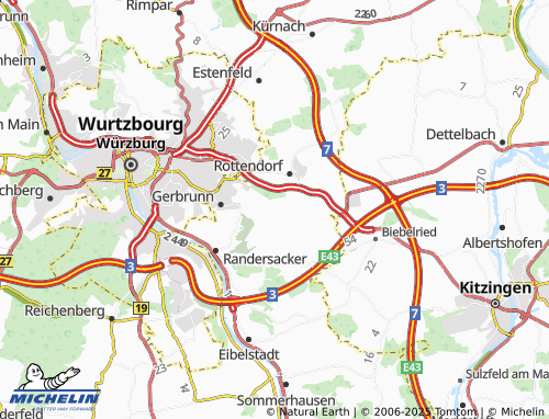 MICHELIN Gieshügel map - ViaMichelin