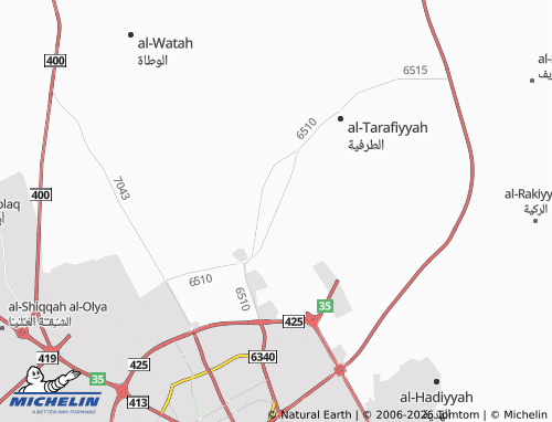 MICHELIN-Landkarte al-Wasiya - ViaMichelin