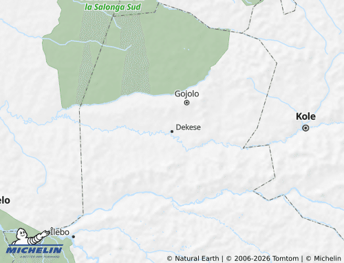 Mapa MICHELIN Dekese - ViaMichelin