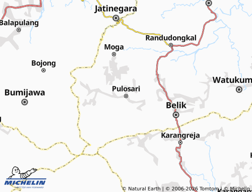 Carte MICHELIN Pulosari - ViaMichelin