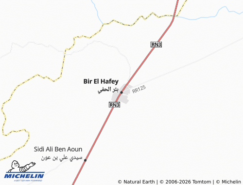 Carte MICHELIN Bir El Hafey - ViaMichelin