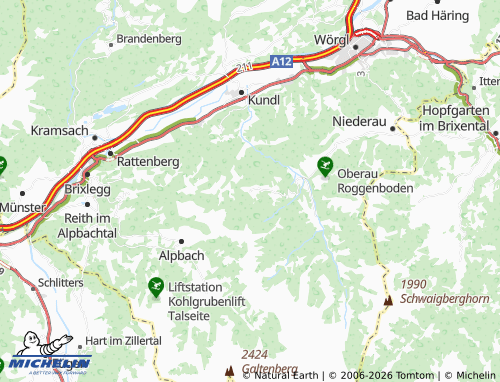 MICHELIN Thierbach map - ViaMichelin