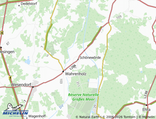 MICHELIN Schönewörde map - ViaMichelin
