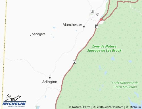 Carte MICHELIN Sunderland - ViaMichelin