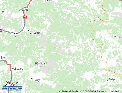 Mappa MICHELIN Curechiu - ViaMichelin
