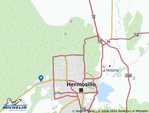 MICHELIN Villa Guadalupe map - ViaMichelin