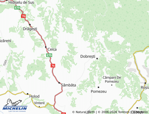 MICHELIN Topa De Jos map - ViaMichelin
