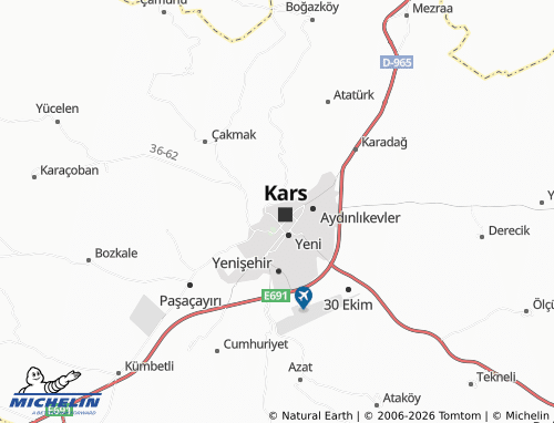 Mappa MICHELIN Kaleiçi - ViaMichelin