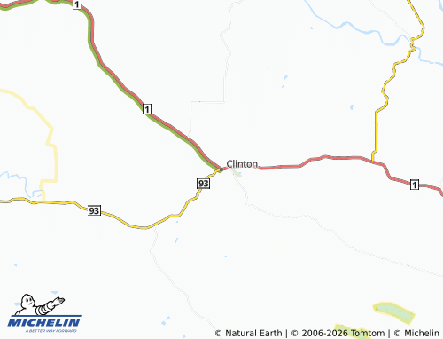 Mapa MICHELIN Clinton - ViaMichelin