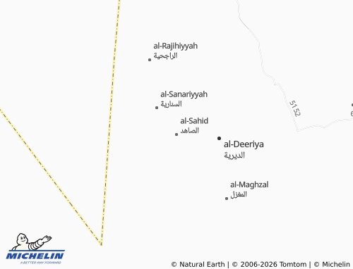 MICHELIN-Landkarte al-Sahid - ViaMichelin