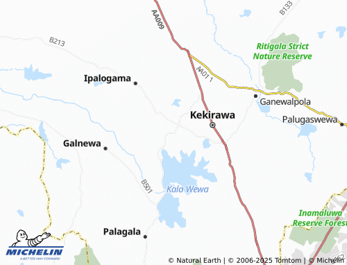 MICHELIN Karukkankulama map - ViaMichelin