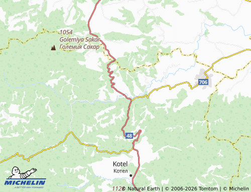 Mapa MICHELIN Ticha - ViaMichelin