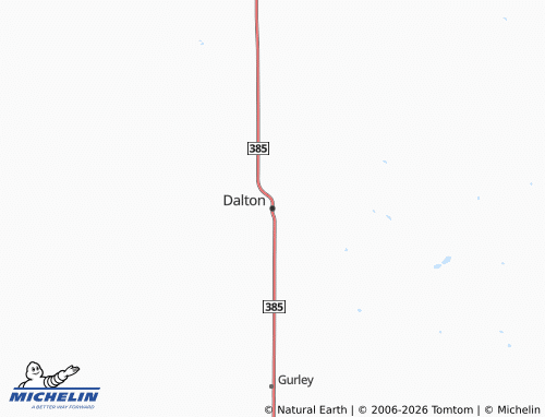 Mappa MICHELIN Dalton - ViaMichelin