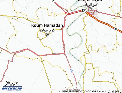 Mapa MICHELIN Kafr Bouleen - ViaMichelin