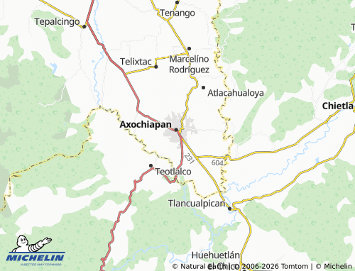 MICHELIN Del Carmen map - ViaMichelin