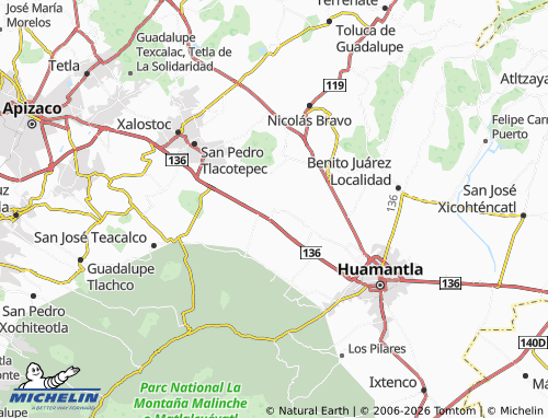 MICHELIN Lázaro Cárdenas map - ViaMichelin