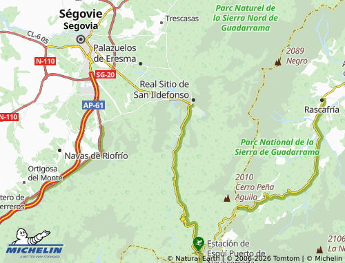 MICHELIN Valsaín map - ViaMichelin