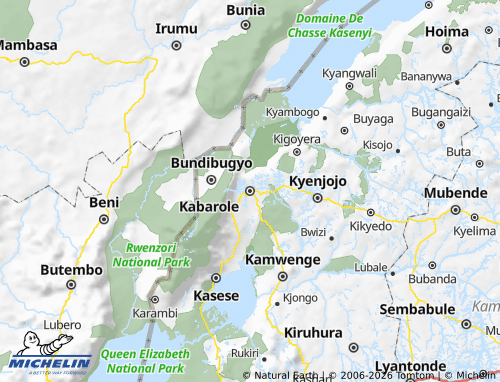 MICHELIN Fort Portal Municipality map - ViaMichelin