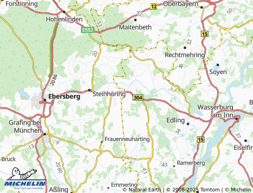 MICHELIN-Landkarte Springlbach - ViaMichelin