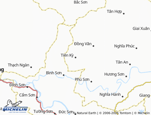 MICHELIN Tiên Kỳ map - ViaMichelin