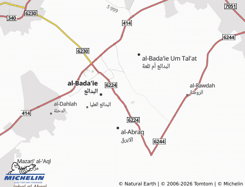 MICHELIN-Landkarte al-Muntazah - ViaMichelin