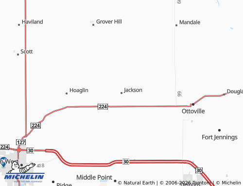 Mappa MICHELIN Jackson - ViaMichelin