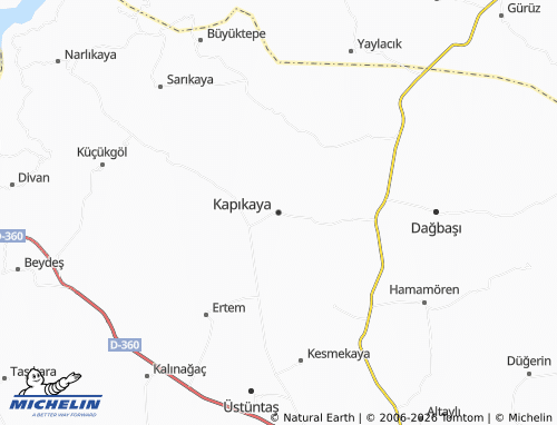 MICHELIN Kapıkaya map - ViaMichelin
