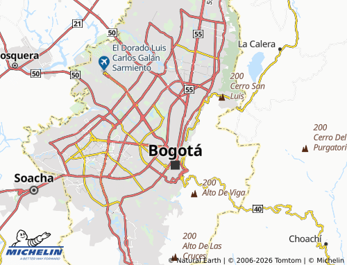 Mapa MICHELIN Alfonso López - ViaMichelin