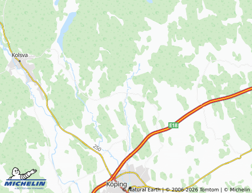 Carte MICHELIN Kindbro - ViaMichelin