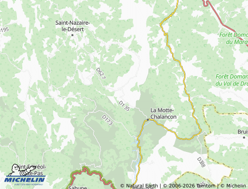 MICHELIN Chalancon map - ViaMichelin