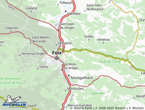 Mappa MICHELIN Pradières - ViaMichelin
