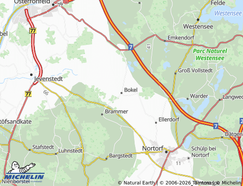 Mappa MICHELIN Bokel - ViaMichelin