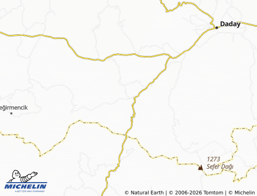 MICHELIN Akılçalman map - ViaMichelin