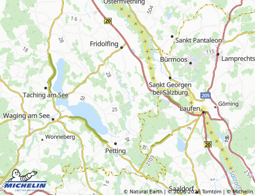 Mapa MICHELIN Kirchanschöring - ViaMichelin