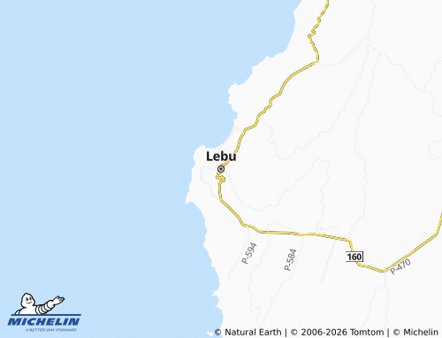 Mapa MICHELIN Lebu - ViaMichelin