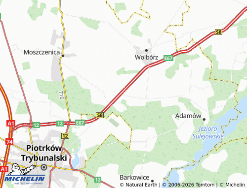 MICHELIN Polichno map - ViaMichelin