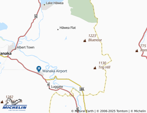 MICHELIN Lagoon Valley map - ViaMichelin