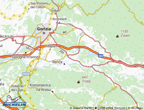 Carte MICHELIN Vogrsko - ViaMichelin