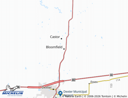 Mapa MICHELIN Bloomfield - ViaMichelin
