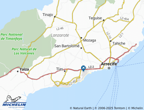 MICHELIN-Landkarte Montaña Blanca - ViaMichelin