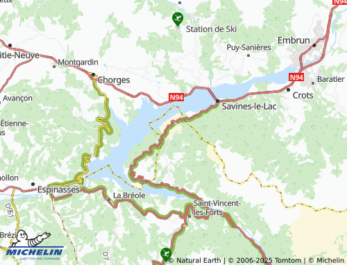 Mappa MICHELIN Pontis - ViaMichelin