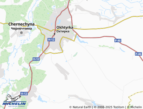 MICHELIN Velyke Ozero map - ViaMichelin
