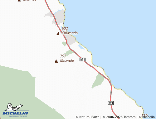 MICHELIN Mwakawuyu map - ViaMichelin