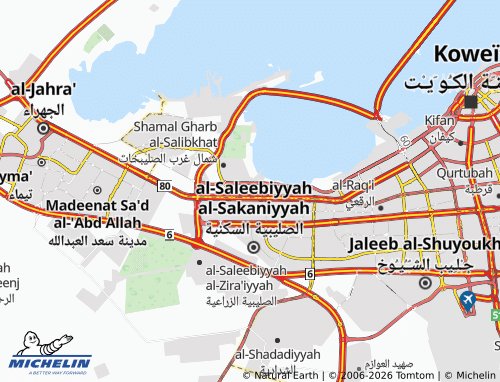 MICHELIN Doha Residential 2 map - ViaMichelin